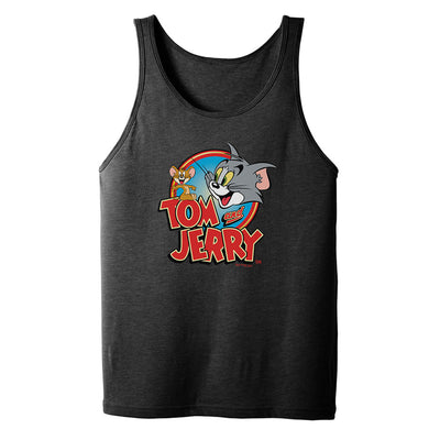 Tom and Jerry Logo Adult Tank Top