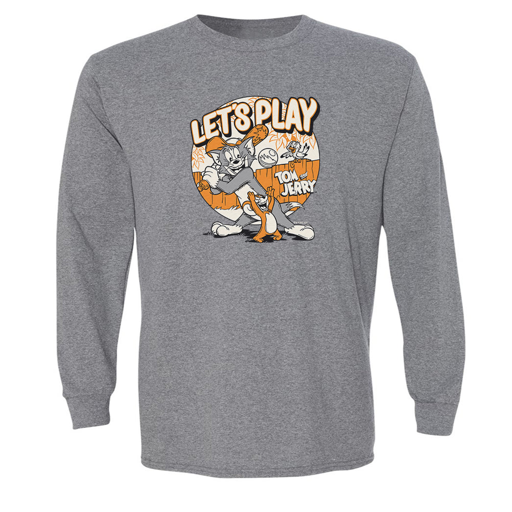 Tom and Jerry Let's Play Adult Long Sleeve T-Shirt