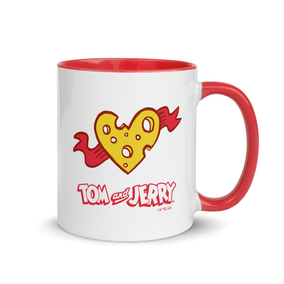 Tom and Jerry Love You More Than Cheese Two-Tone Mug