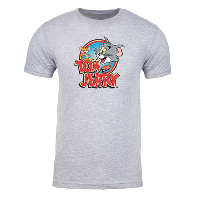 Tom and Jerry Logo Adult Short Sleeve T-Shirt