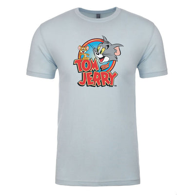 Tom and Jerry Logo Adult Short Sleeve T-Shirt