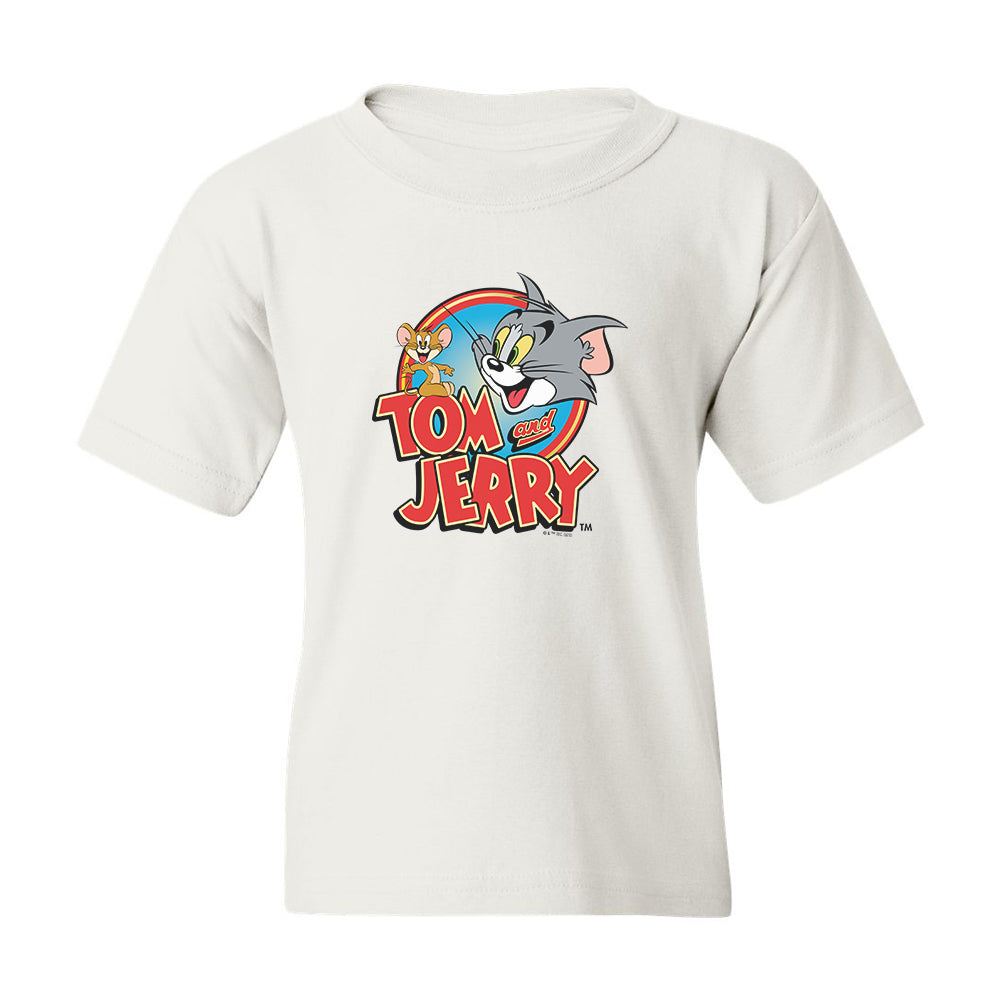 Tom and Jerry Logo Kids Short Sleeve T-Shirt