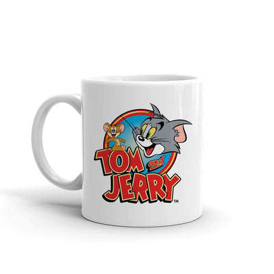 Tom & Jerry Logo White Mug