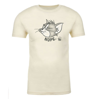 Tom and Jerry Nope. Adult Short Sleeve T-Shirt