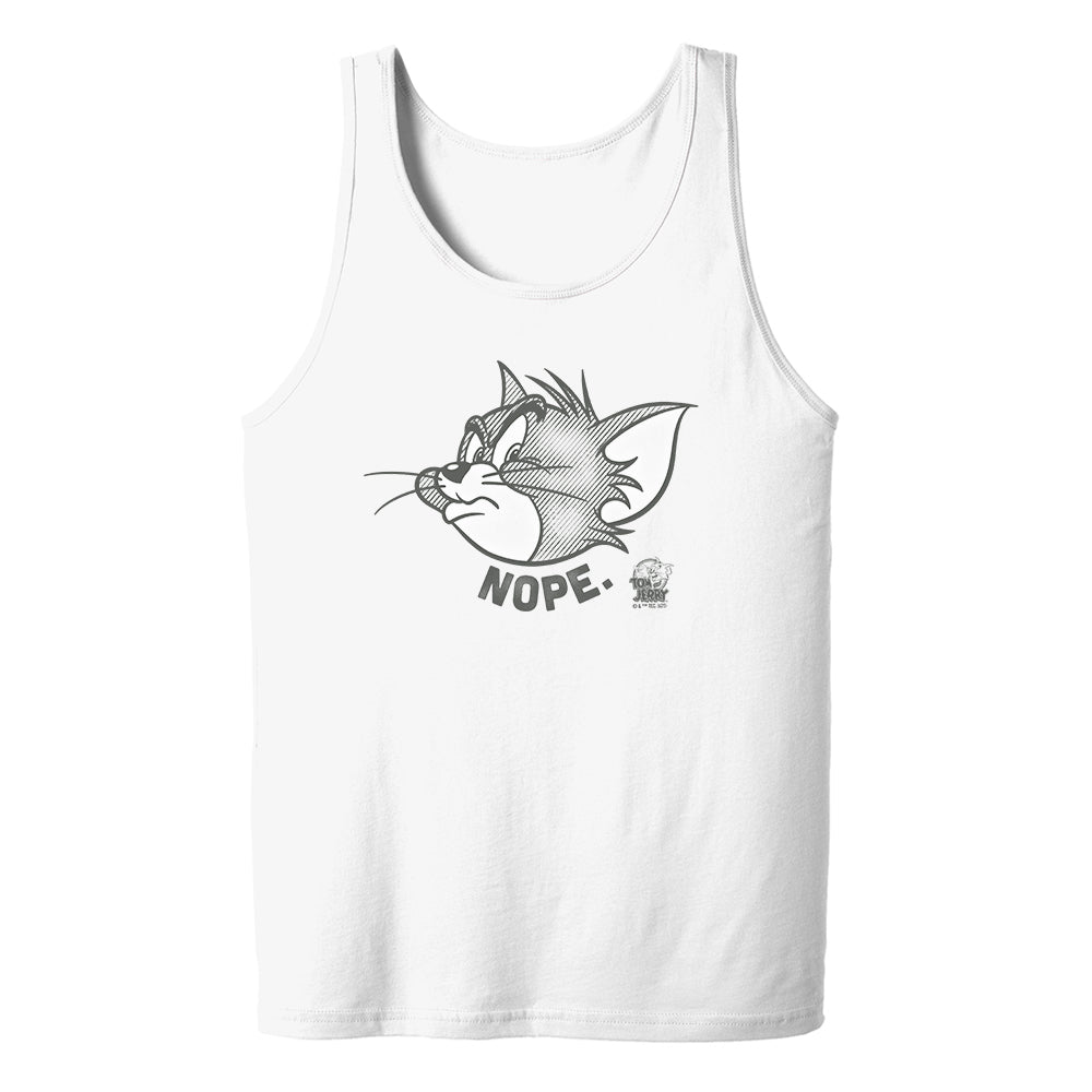 Tom and Jerry Nope. Adult Tank Top