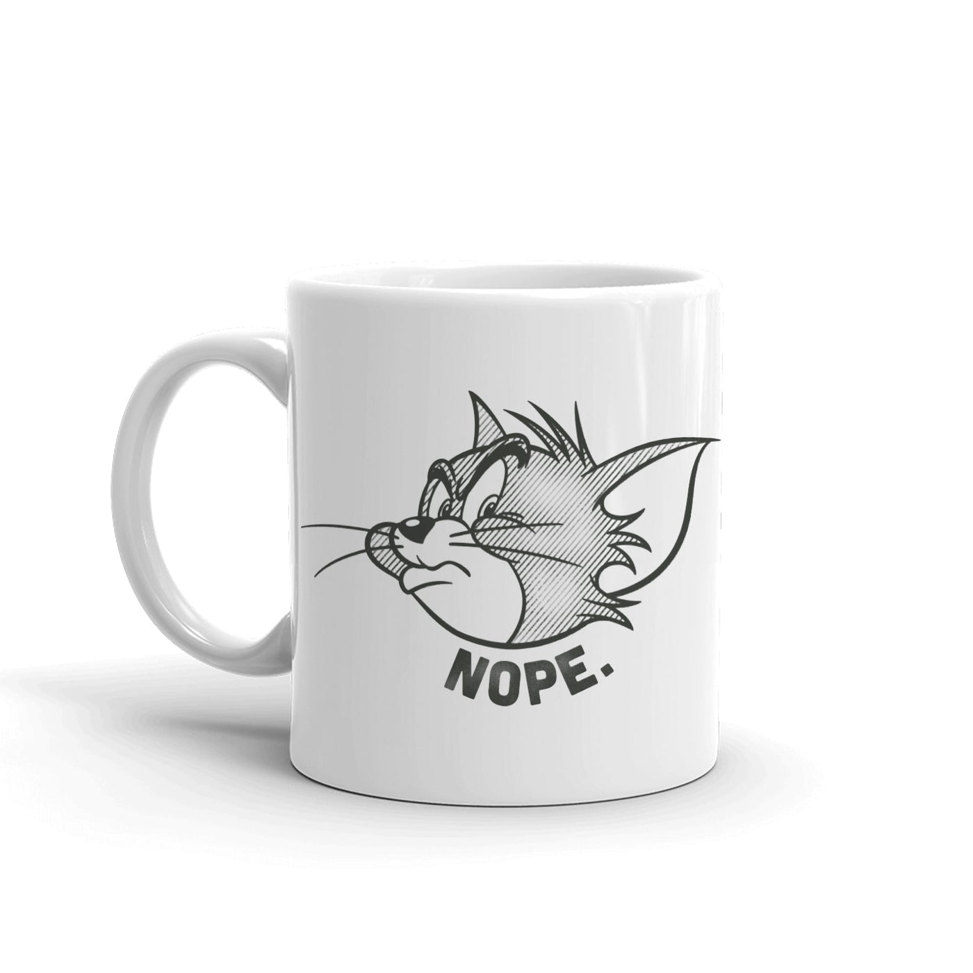 Tom and Jerry Nope. White Mug