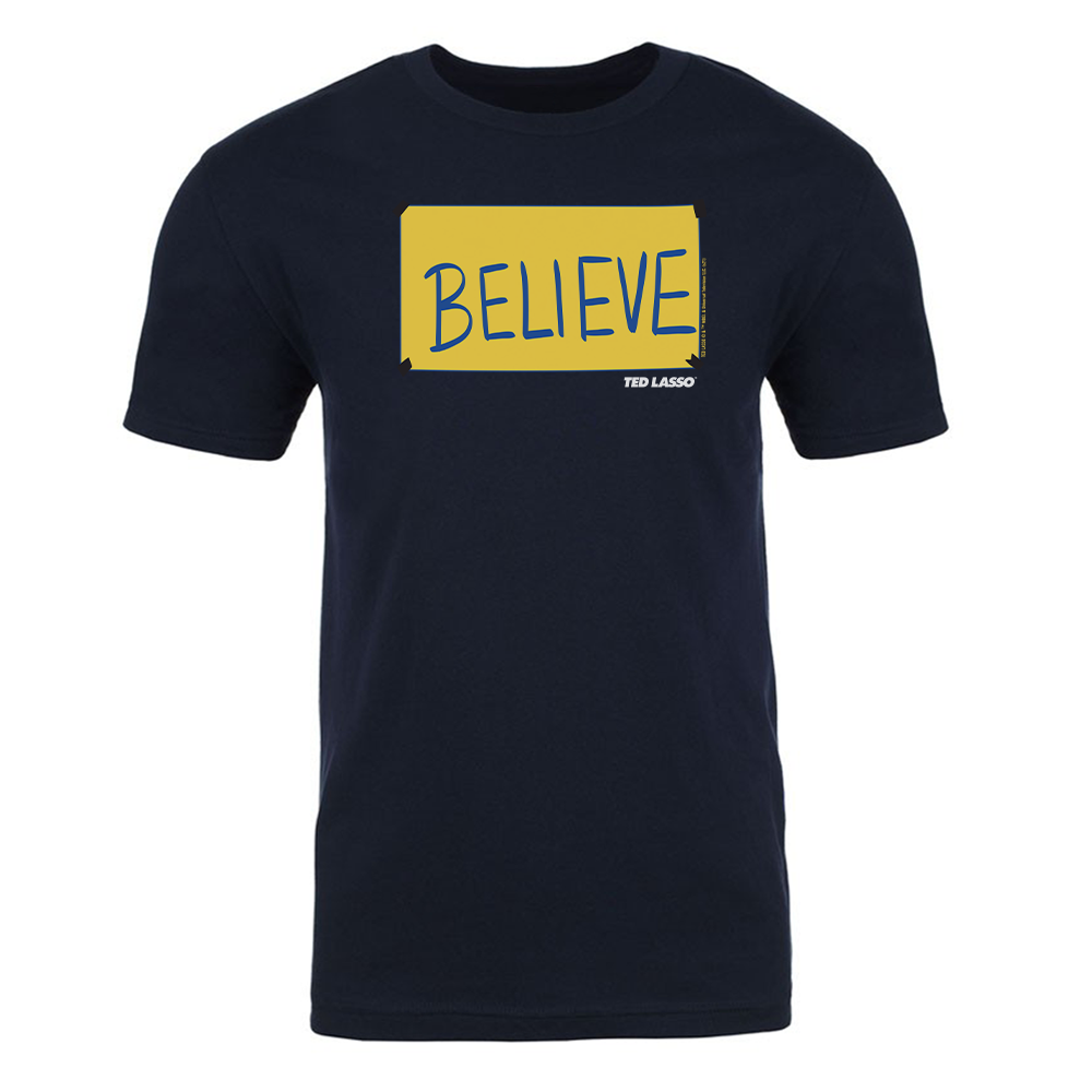 Ted Lasso Believe Sign Adult Short Sleeve T-Shirt