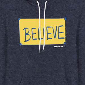 Ted Lasso A.F.C. Richmond Believe Sign Adult Fleece Hooded Sweatshirt