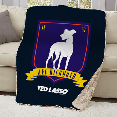 Ted Lasso A.F.C. Richmond Crest Sherpa Blanket