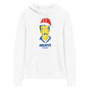 Ted Lasso Believe Santa  Adult Fleece Hooded Sweatshirt