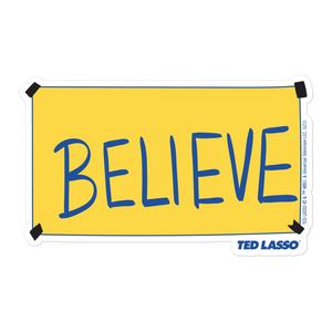 Ted Lasso Believe Die Cut Sticker