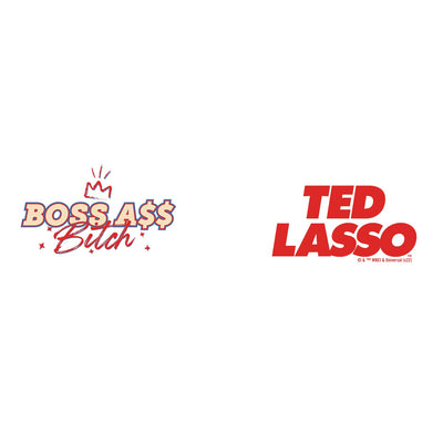 Ted Lasso Boss Ass Bitch White Mug