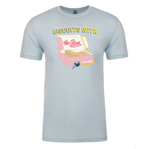 Ted Lasso Biscuits with the Boss Adult Short Sleeve T-Shirt