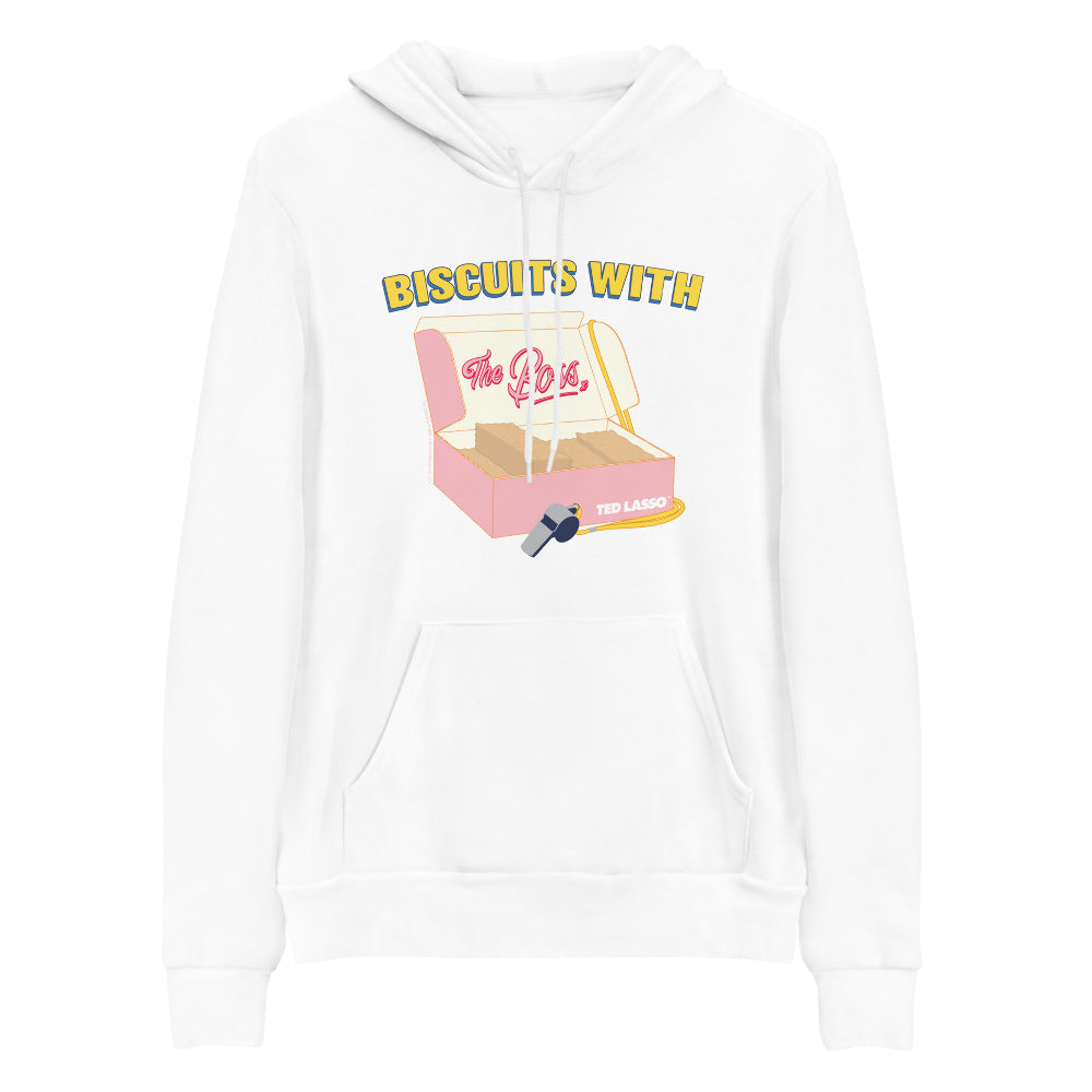 Ted Lasso Biscuits With The Boss Adult Fleece Hooded Sweatshirt