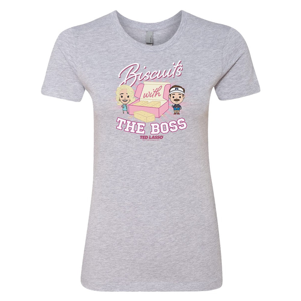 Ted Lasso Biscuits with the Boss Women's Short Sleeve T-Shirt