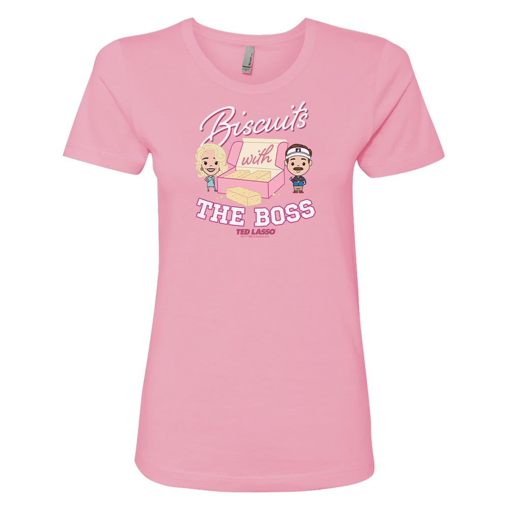 Ted Lasso Biscuits with the Boss Women's Short Sleeve T-Shirt