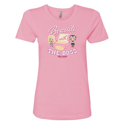 Ted Lasso Biscuits with the Boss Women's Short Sleeve T-Shirt