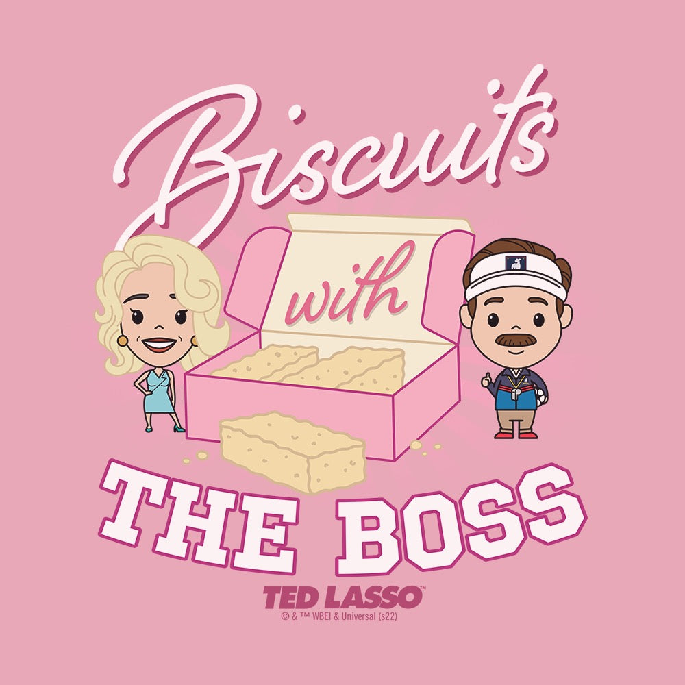 Ted Lasso Biscuits with the Boss Women's Short Sleeve T-Shirt