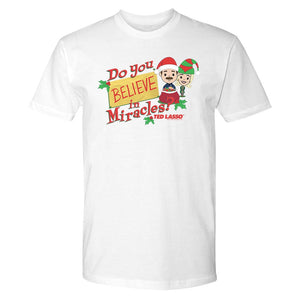 Ted Lasso Do You Believe in Miracles? Adult Short Sleeve T-Shirt