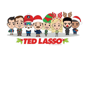 Ted Lasso Group Chibi Unisex 3/4 Sleeve Raglan Shirt