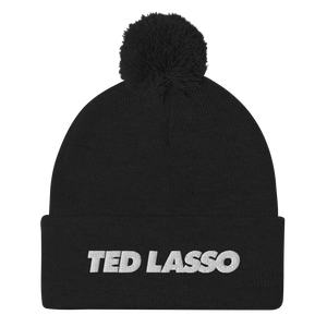 Ted Lasso Logo Pom Pom Knit Beanie