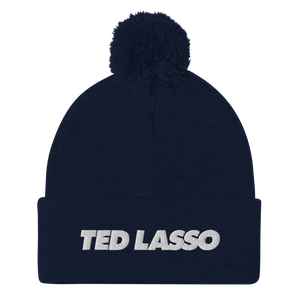 Ted Lasso Logo Pom Pom Knit Beanie