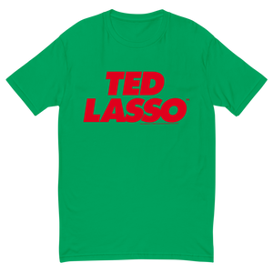 Ted Lasso Red Logo Holiday Adult Short Sleeve T-Shirt