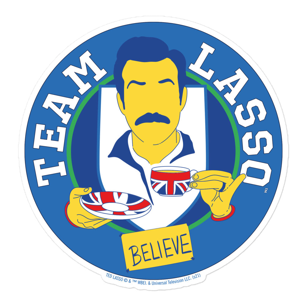 Ted Lasso Team Lasso Die Cut Sticker