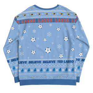 Ted Lasso Ugly Holiday Unisex Crew Neck Sweatshirt