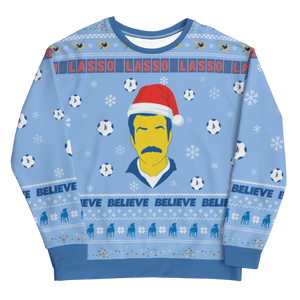 Ted Lasso Ugly Holiday Unisex Crew Neck Sweatshirt