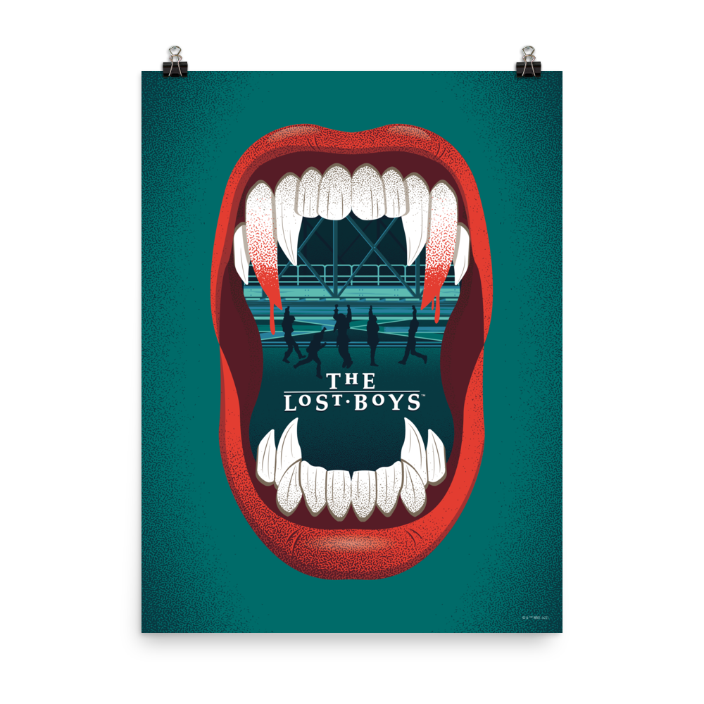 The Lost Boys Chompers Premium Satin Poster