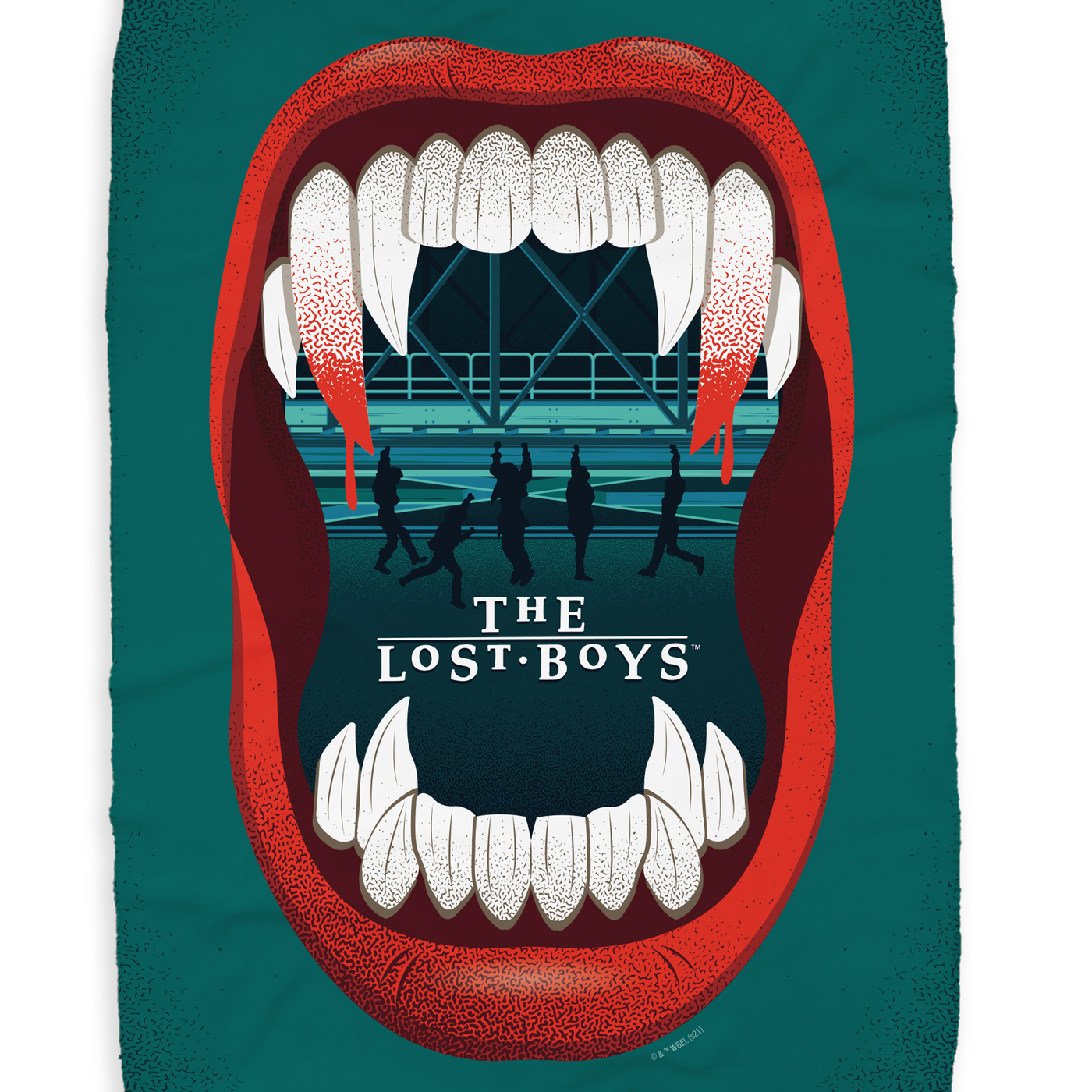 The Lost Boys Chompers Sherpa Blanket