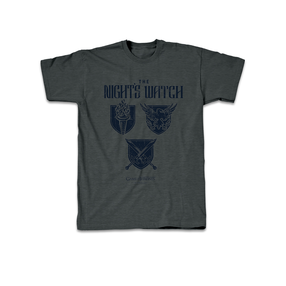 GOT The Night's Watch Adult Short Sleeve T-Shirt