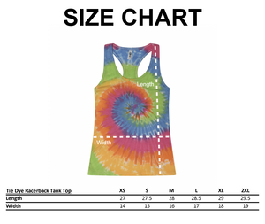 Friends I'd Rather Be Watching Tie Dye Racerback Tank Tops, Lagoon