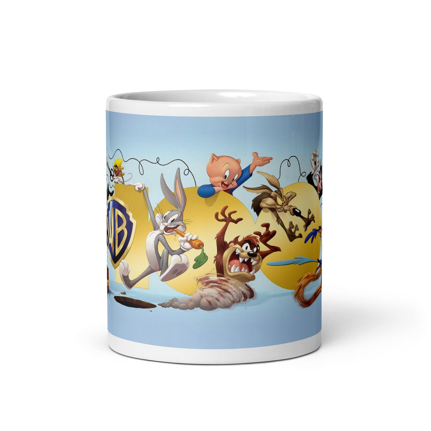 Exclusive WB 100 Gold Logo Looney Tunes Mug