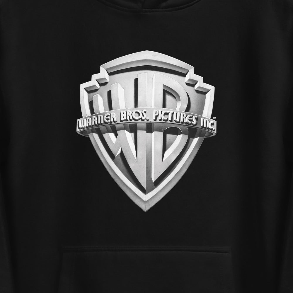WB 100 Classic Hollywood Era Shield Fleece Hooded Sweatshirt
