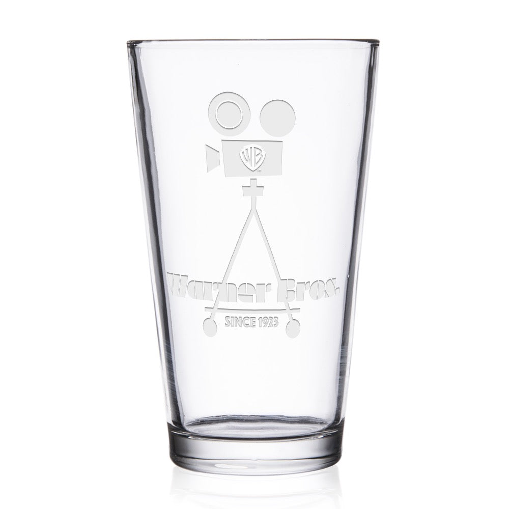 WB 100 Camera Laser Engraved Pint Glass