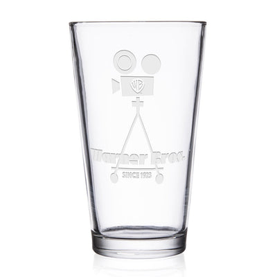 WB 100 Camera Laser Engraved Pint Glass