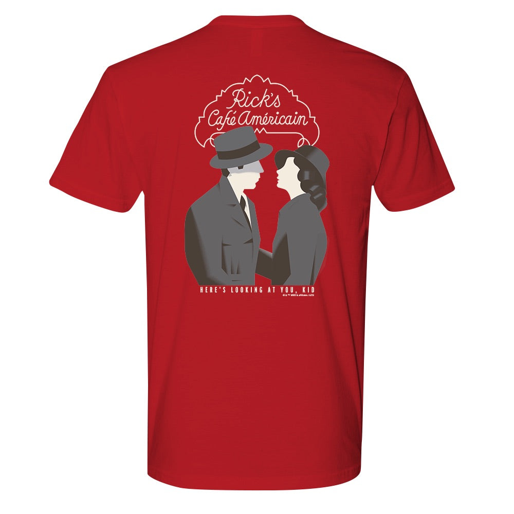 WB100 Casablanca Poster Adult Short Sleeve T-Shirt