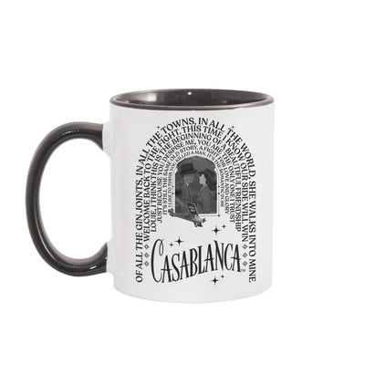 WB100 Casablanca Quotes Two-Tone Mug
