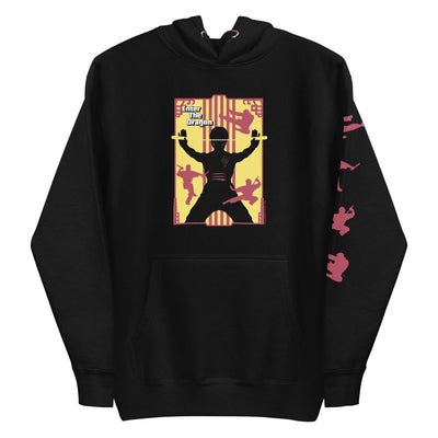 WB100 Enter the Dragon Adult Fleece Hooded Sweatshirt