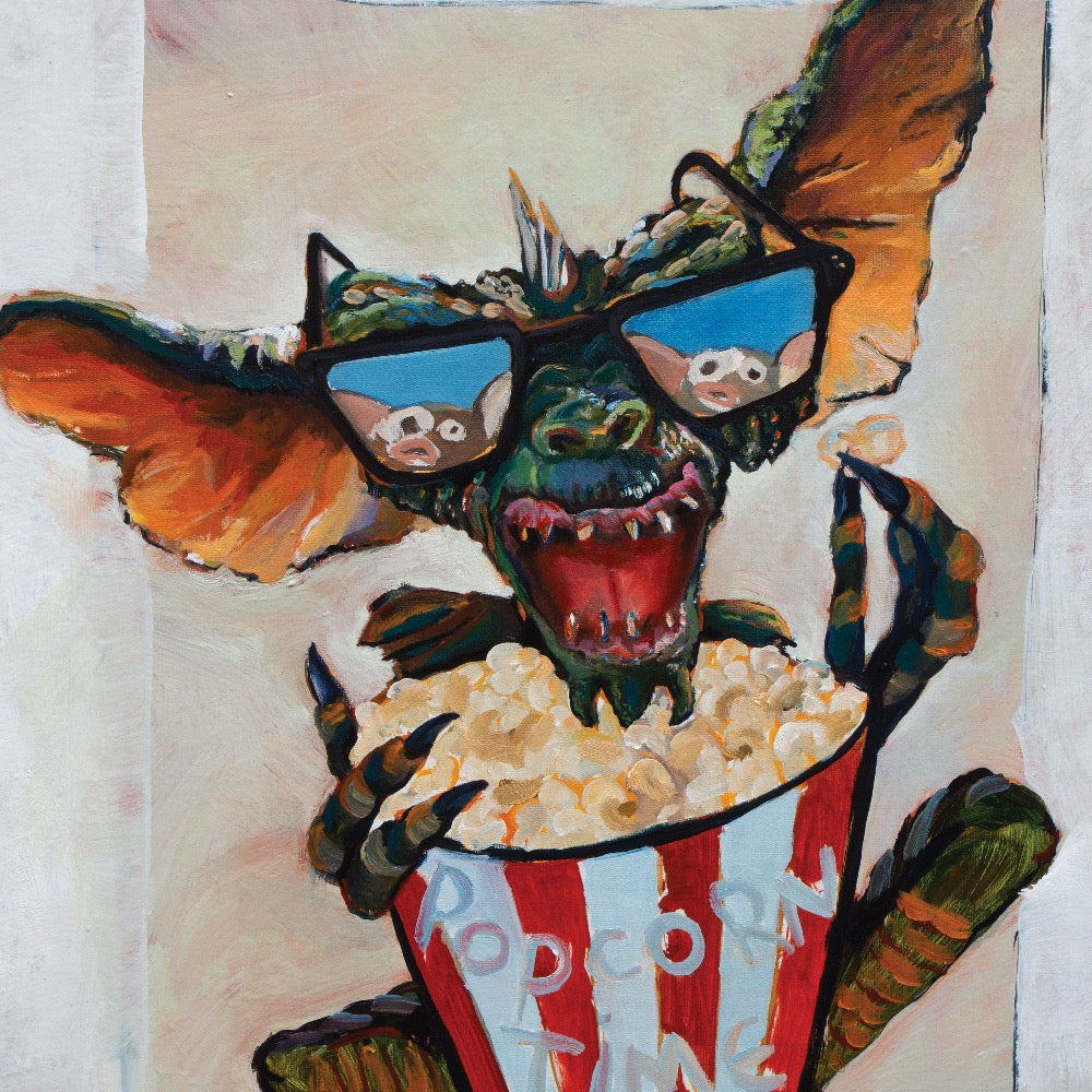 WB 100 Gremlins Popcorn Time Poster