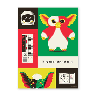 WB 100 Gremlins Premium Satin Poster