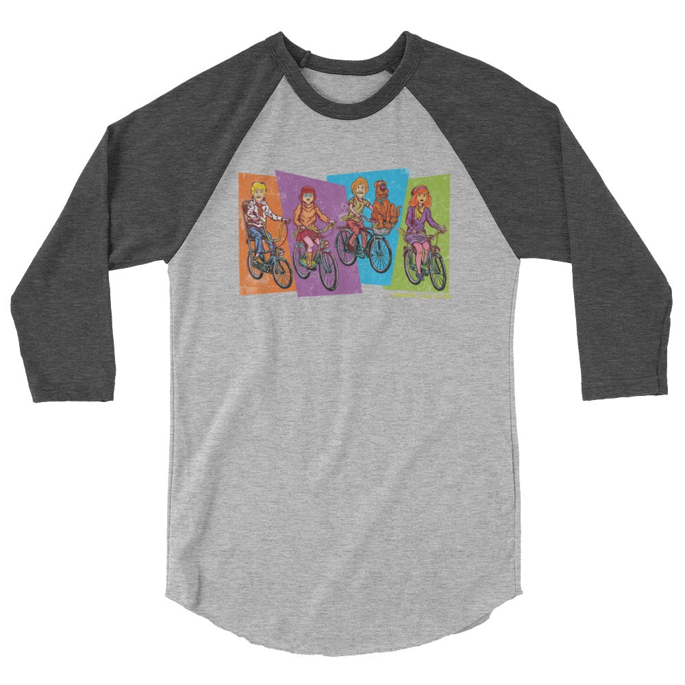 WB 100 Artist Series Peter Moulthrop Scooby-Doo 3/4 Sleeve Raglan Shirt