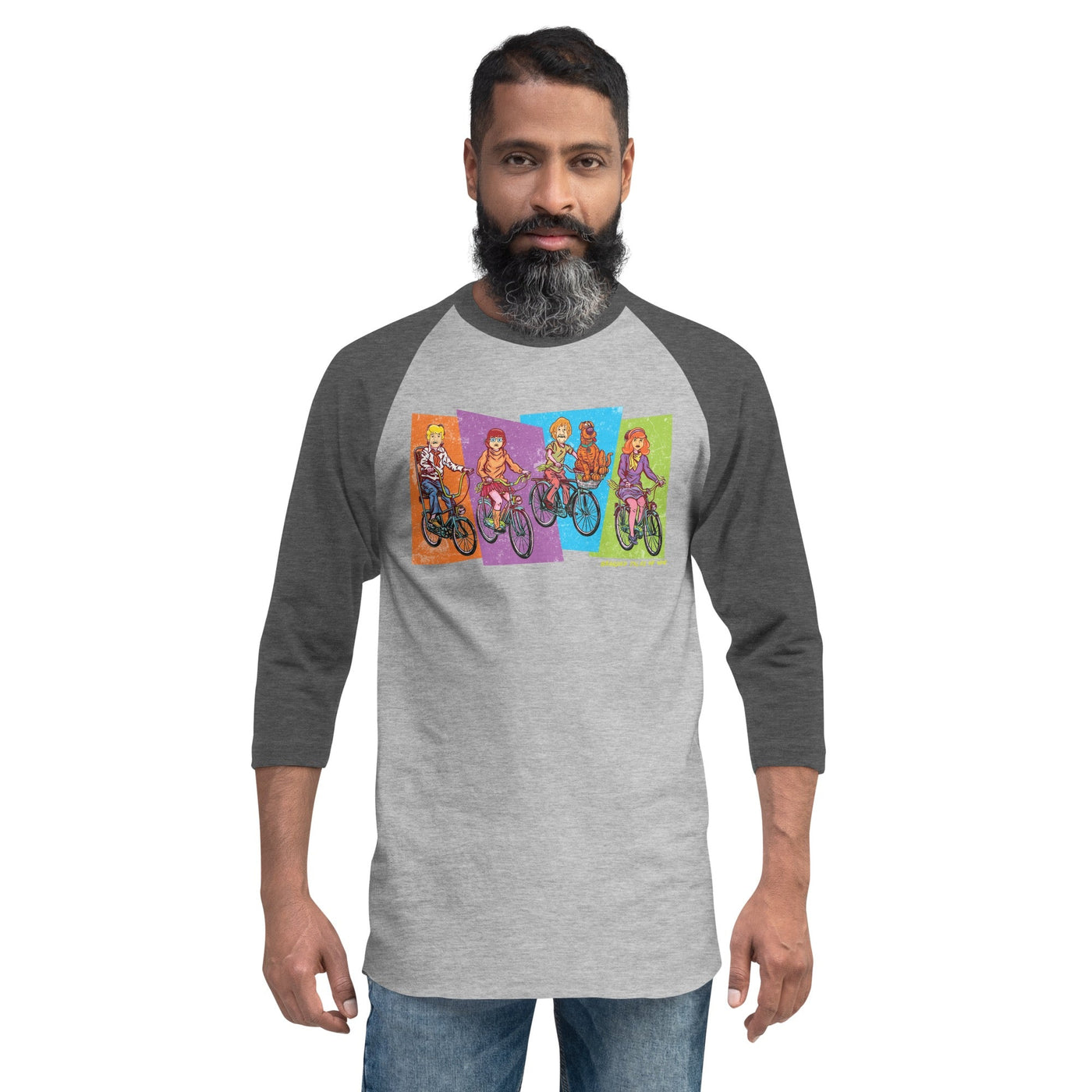 WB 100 Artist Series Peter Moulthrop Scooby-Doo 3/4 Sleeve Raglan Shirt