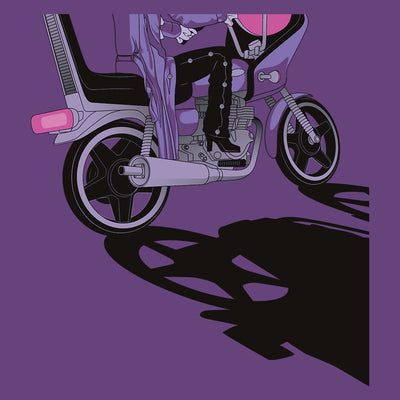 WB 100 Purple Rain Love Adult Hoodie
