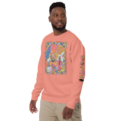 WB 100 Artist Series Raul Urias Willy Wonka and The Chocolate Factory Adult Sweatshirt