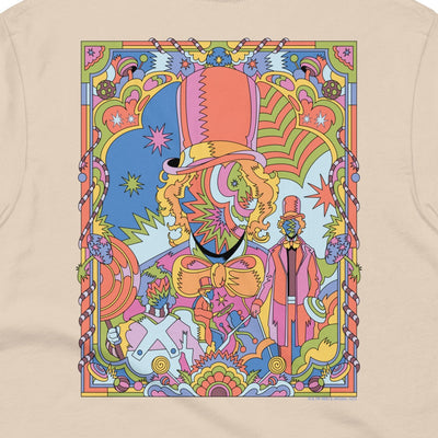 WB 100 Artist Series Raul Urias Willy Wonka and The Chocolate Factory Adult T-Shirt