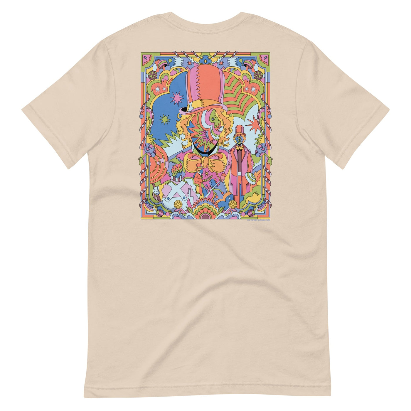 WB 100 Artist Series Raul Urias Willy Wonka and The Chocolate Factory Adult T-Shirt