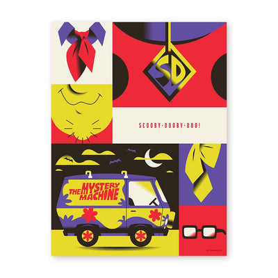 WB 100 Scooby Doo Premium Satin Poster